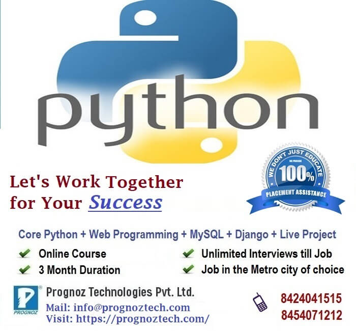 Python Training Courses in Mumbai with Internship and Job Placement